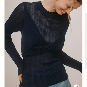 NWT! Anthropologie Sheer Sweater